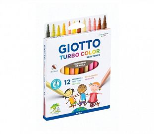 MARCADOR GIOTTO TURBO SKINTONES CJ X12